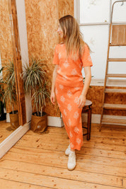 FRENCH CONNECTION  IMELDA DITSY PARADISE ORANGE