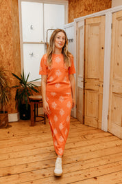 FRENCH CONNECTION  IMELDA DITSY PARADISE ORANGE