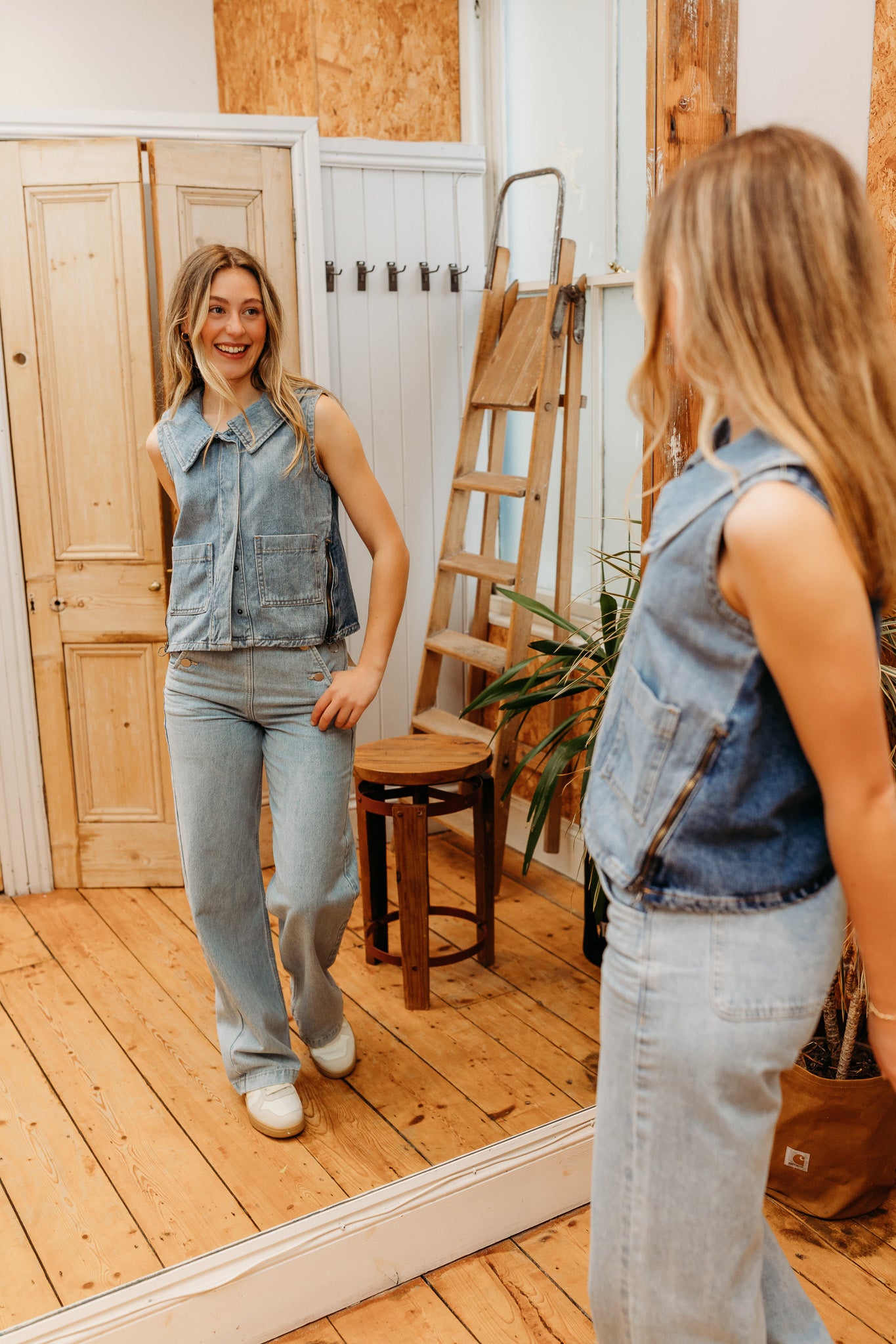 SEVENTY+MOCHI  MARGOT SUNBLEACHED JEANS
