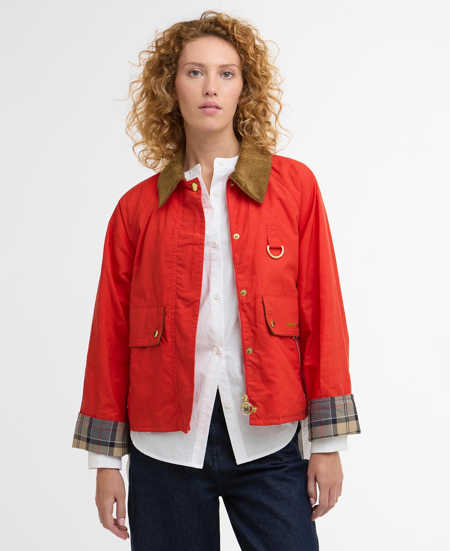 BARBOUR  MACKWORTH VERMILLION/DRESS JACKET