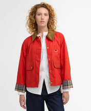 BARBOUR  MACKWORTH VERMILLION/DRESS JACKET