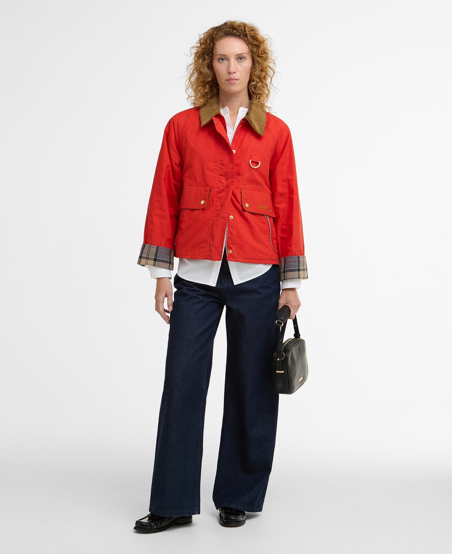 BARBOUR  MACKWORTH VERMILLION/DRESS JACKET