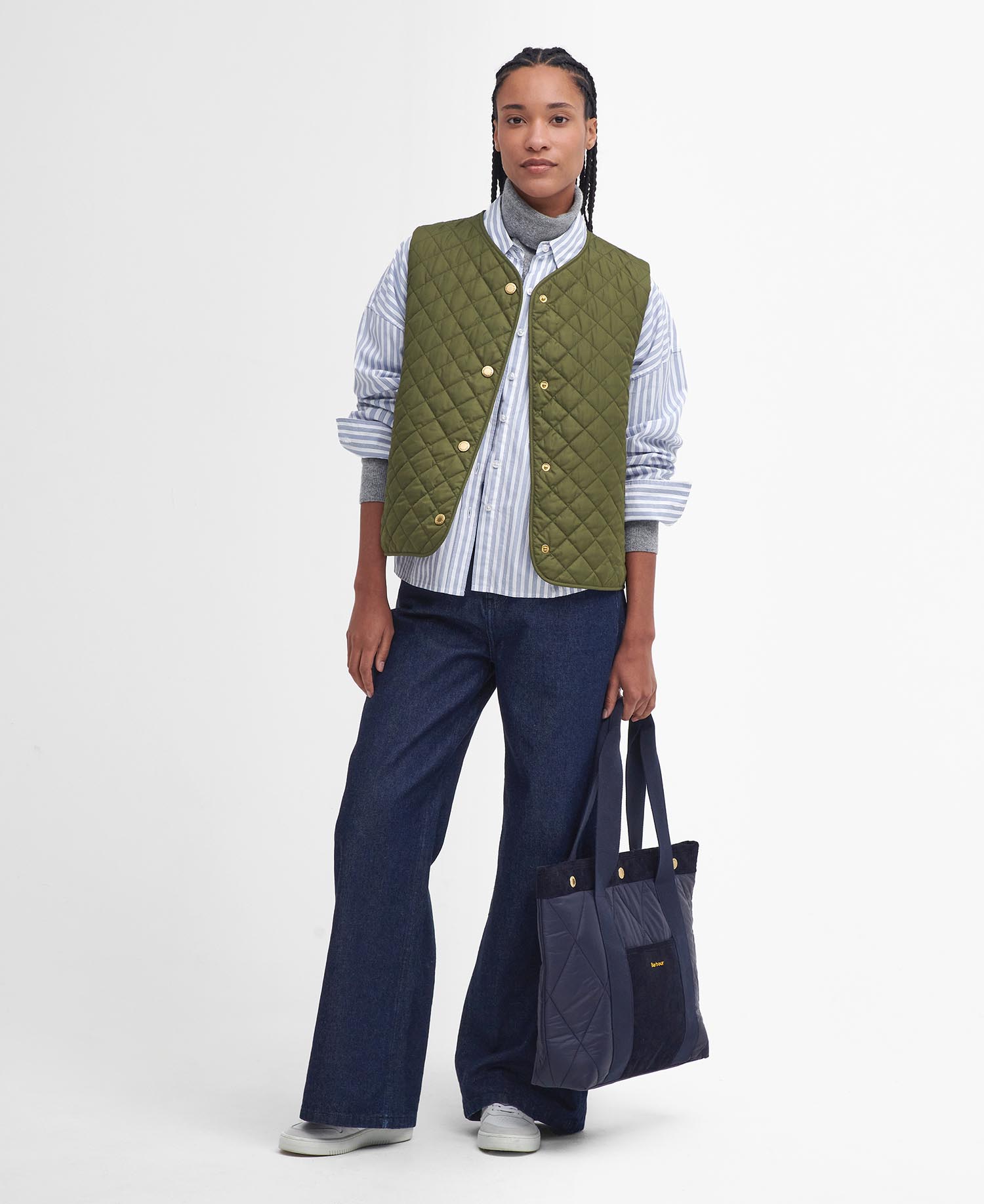 BARBOUR LORELEI GILET DARK MOSS