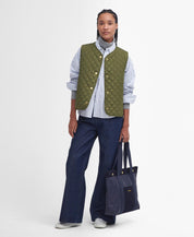 BARBOUR LORELEI GILET DARK MOSS