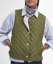 BARBOUR LORELEI GILET DARK MOSS