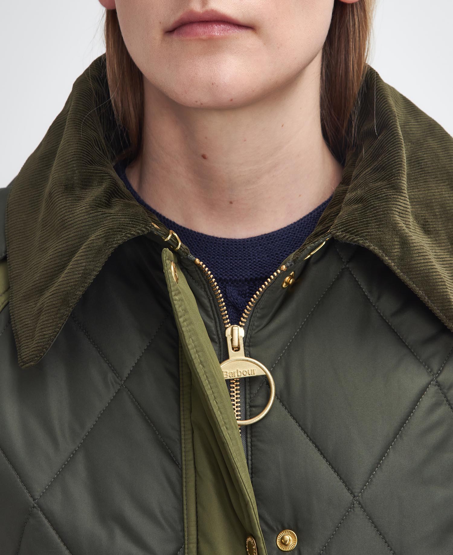 BARBOUR COOKSTON QUILT OLIVE