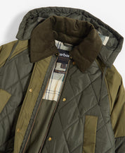 BARBOUR COOKSTON QUILT OLIVE