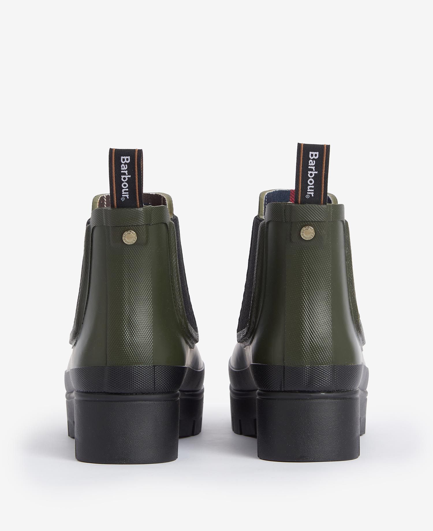 BARBOUR HALTON CHELSEA WELLY OLIVE