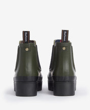 BARBOUR HALTON CHELSEA WELLY OLIVE