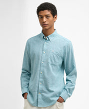 BARBOUR NELSON LIGHT TEAL SHIRT