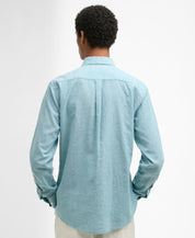 BARBOUR NELSON LIGHT TEAL SHIRT
