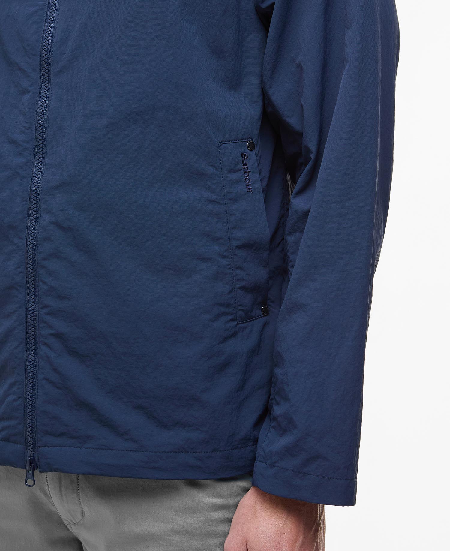 BARBOUR WYLAM SHOWER JACKET  NAVY/NORTHSHORE