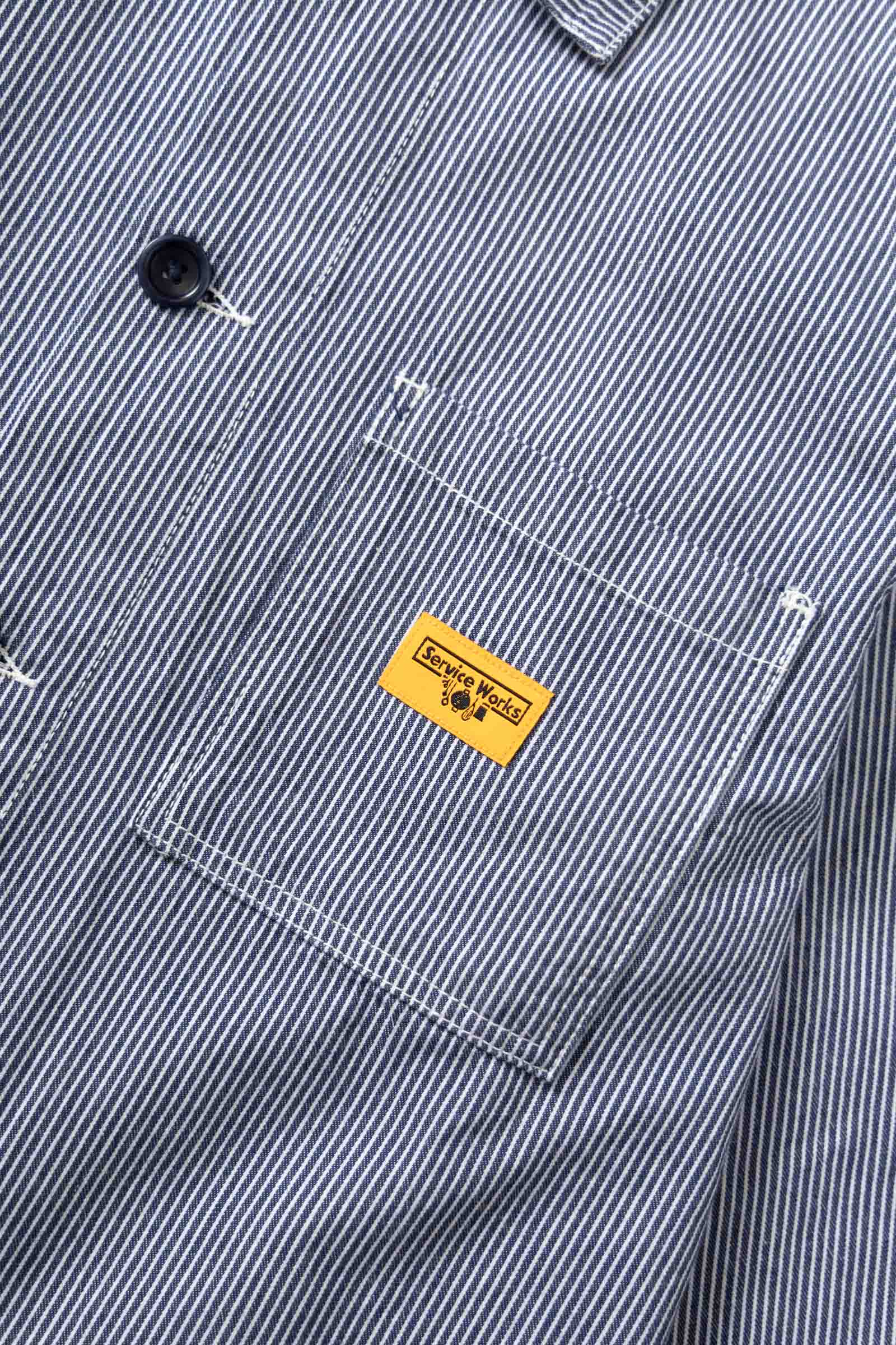 SERVICE WORKS CHORE SHIRT JACKET  HICKORY