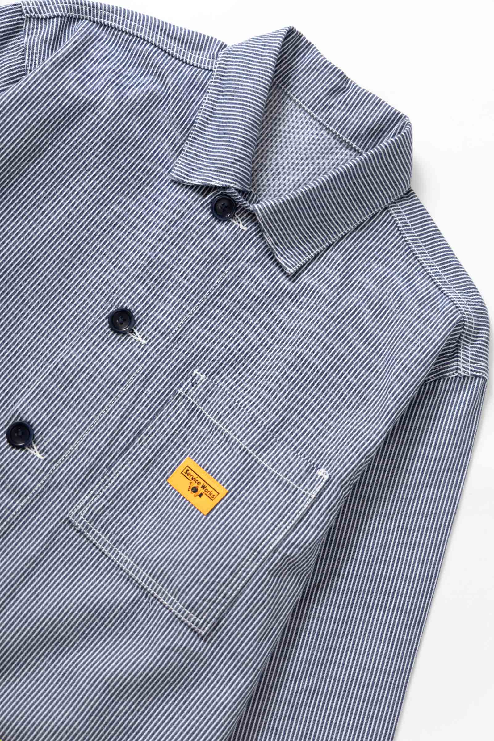 SERVICE WORKS CHORE SHIRT JACKET  HICKORY