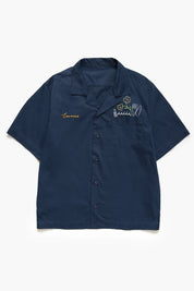 SERVICE WORKS  NECESSITIES NAVY SHIRT