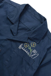SERVICE WORKS  NECESSITIES NAVY SHIRT