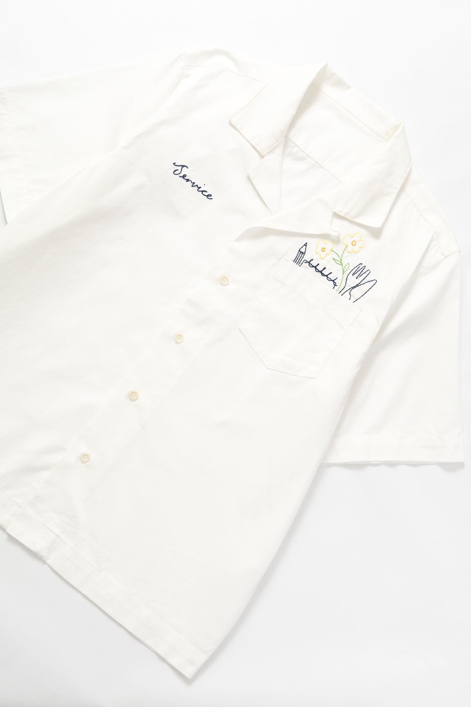 SERVICE WORKS  NECESSITIES OFF WHITE SHIRT