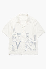 SERVICE WORKS PICNIC SHIRT OFF WHITE