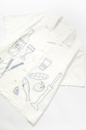 SERVICE WORKS PICNIC SHIRT OFF WHITE