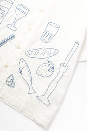 SERVICE WORKS PICNIC SHIRT OFF WHITE