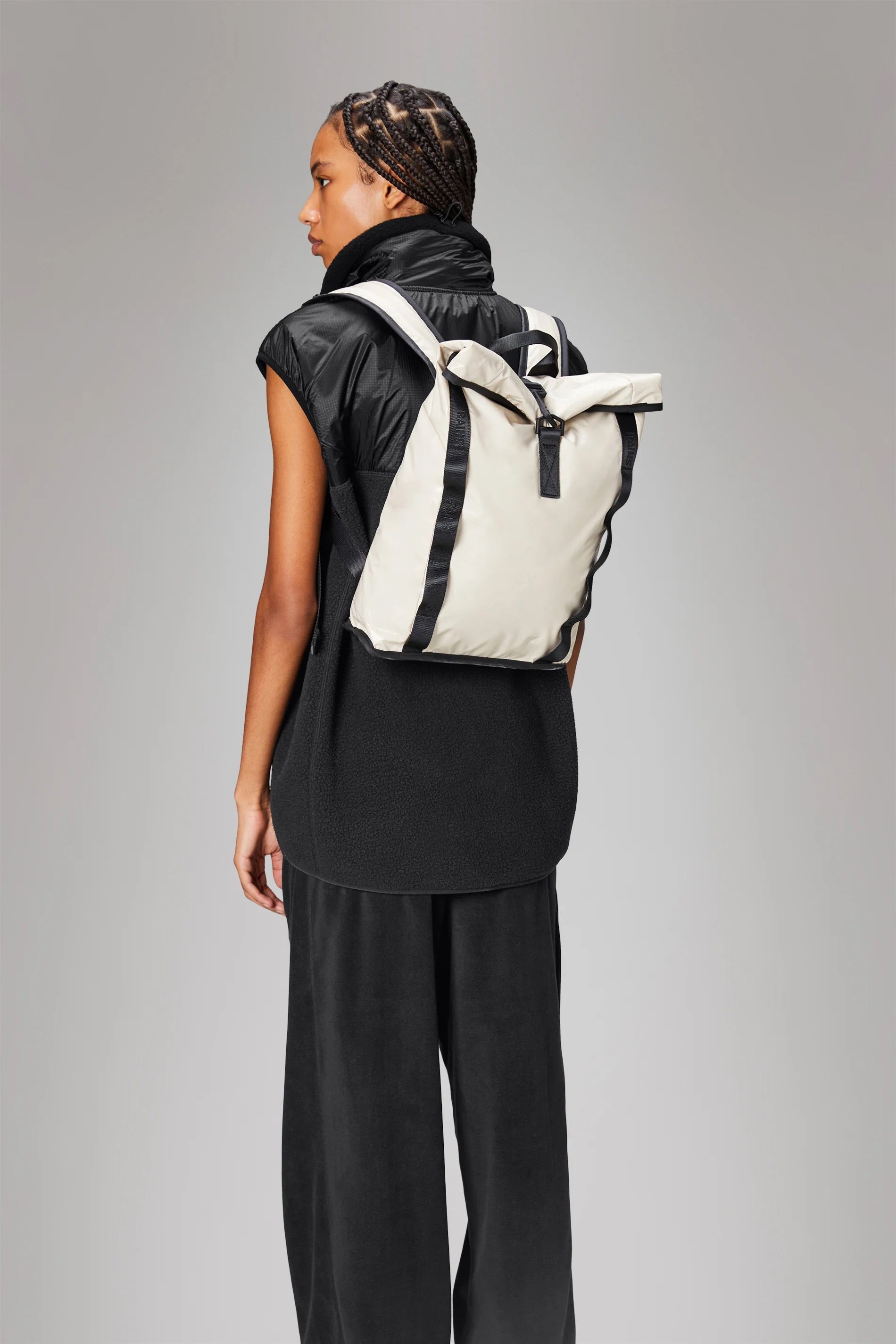 RAINS SIBU ROLLTOP RUCKSACK DUNE
