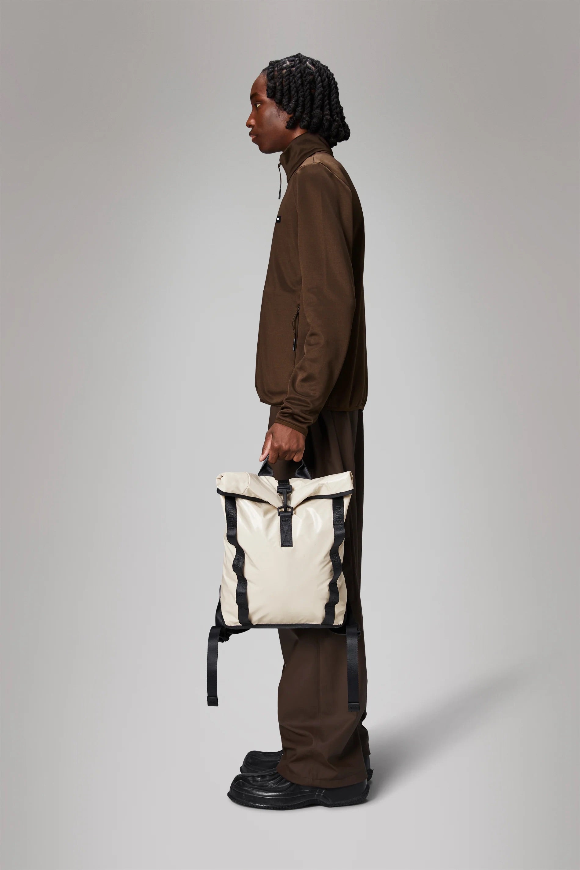 RAINS SIBU ROLLTOP RUCKSACK DUNE