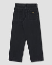 STANRAY WIDE 5 STONEWASHED BLACK JEANS