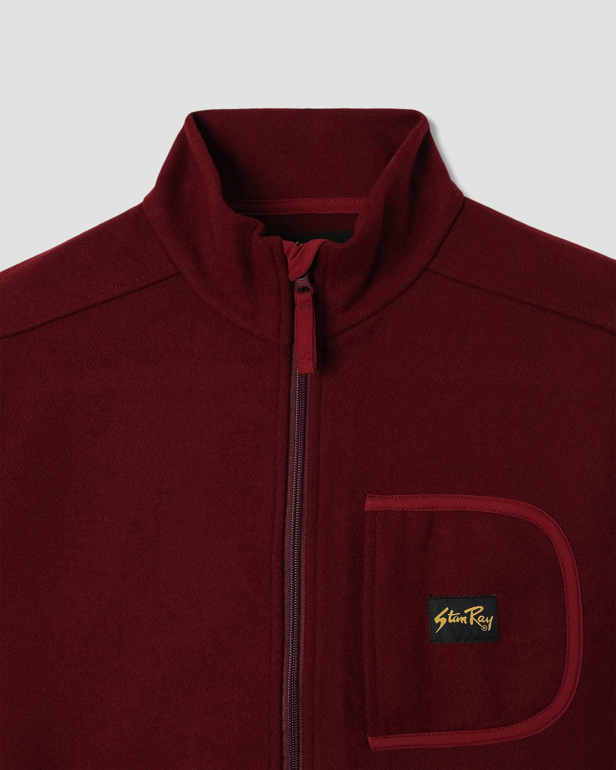 STANRAY WOOL JKT DARK RED