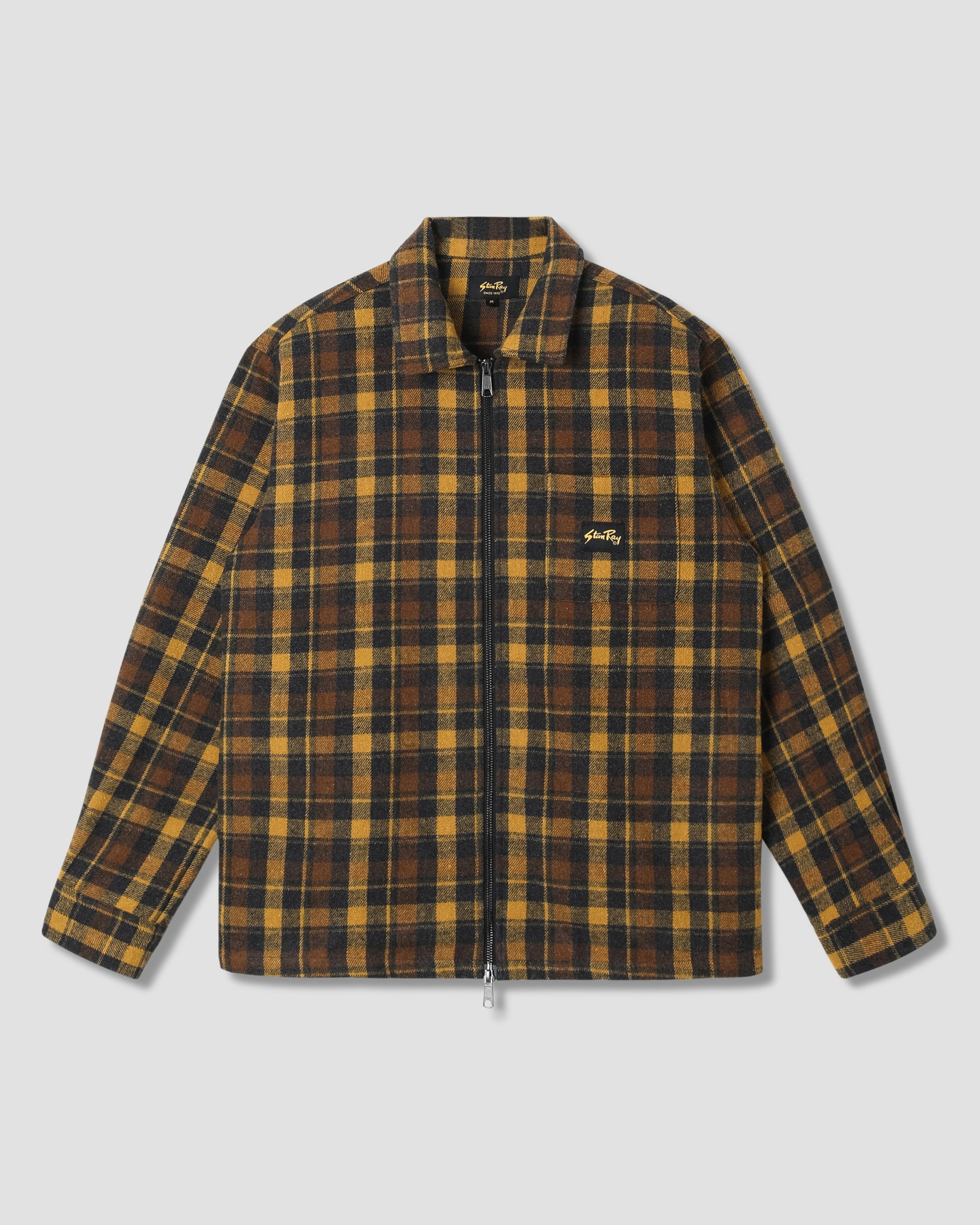 STANRAY ZIP SHIRT ACORN PLAID