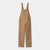 CARHARTT WIP BIB OVERALL PEANUT RINSED