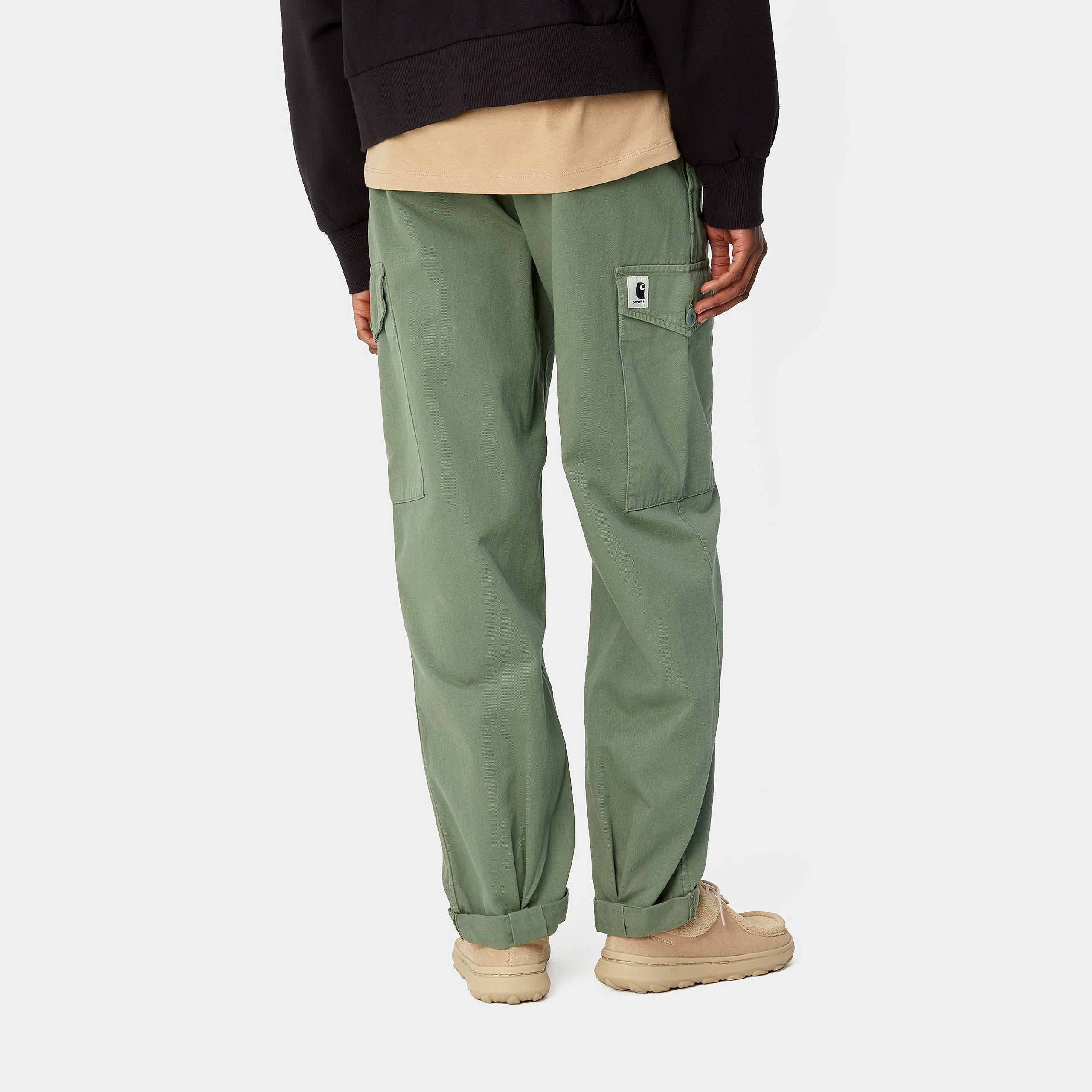 CARHARTT WIP COLLINS PANT MISTY GREEN