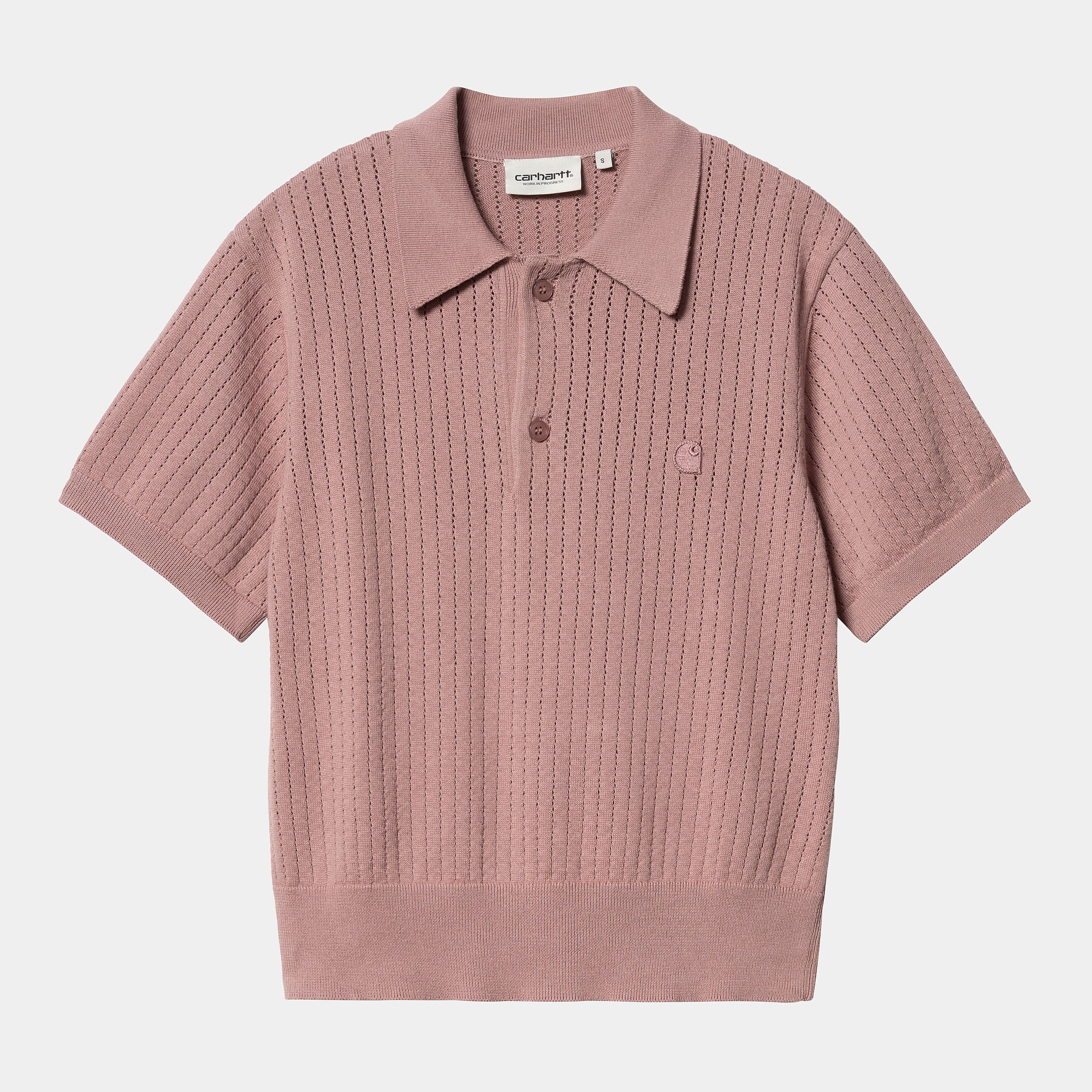 CARHARTT WIP NORLINA POLO DUSTY FUSHCIA